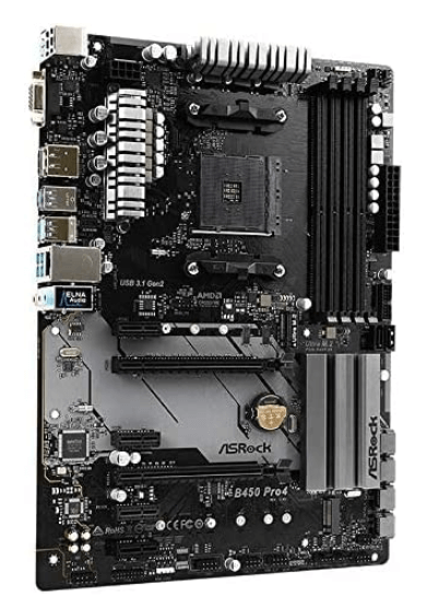 ASRock ATX Motherboard (B450 PRO4)